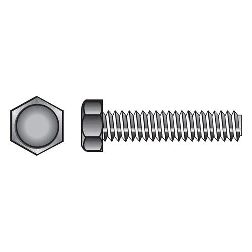 HILLMAN 1/4 in. D X 1-1/2 in. L Zinc Plated Steel Hex Tap Bolt 1 pk