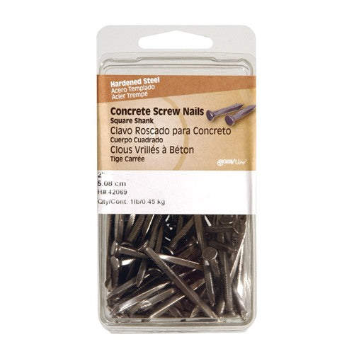 HILLMAN 1 in. Concrete Steel Nail Flat Head 1 lb