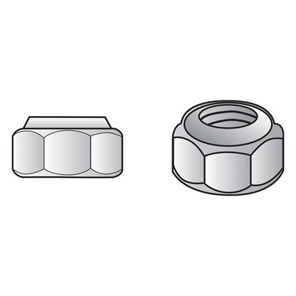 Hillman #10-32 Zinc-Plated Steel SAE Nut 100 pk