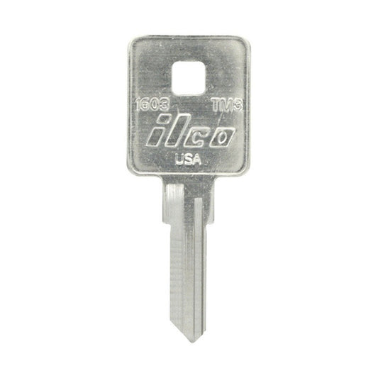 HILLMAN 1603 TM-3 TRI-MARK House/Office Universal Key Blank Single Silver
