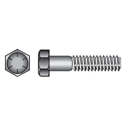 HILLMAN 3/4 in. D X 3-1/2 in. L Heat Treated Steel Hex Head Cap Screw 20 pk — Model 220388