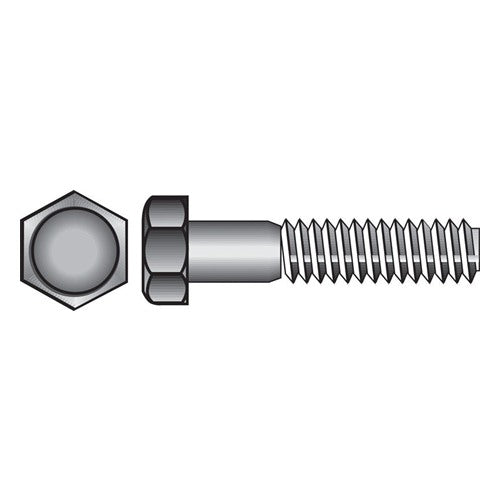 HILLMAN 3/4 in. D X 3-1/2 in. L Zinc Plated Steel Hex Bolt 20 pk