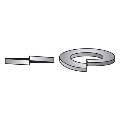 HILLMAN 3/4 in. D Yellow Dichromate Steel Split Lock Washer 20 pk
