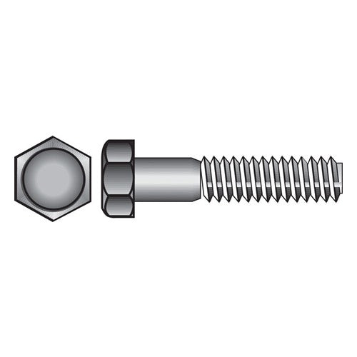 HILLMAN 3/8-16 in. D X 3 in. L Stainless Steel Hex Head Cap Screw 25 pk