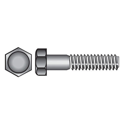 HILLMAN 3/8 in. D X 4-1/2 in. L Hot Dipped Galvanized Steel Hex Bolt 50 pk
