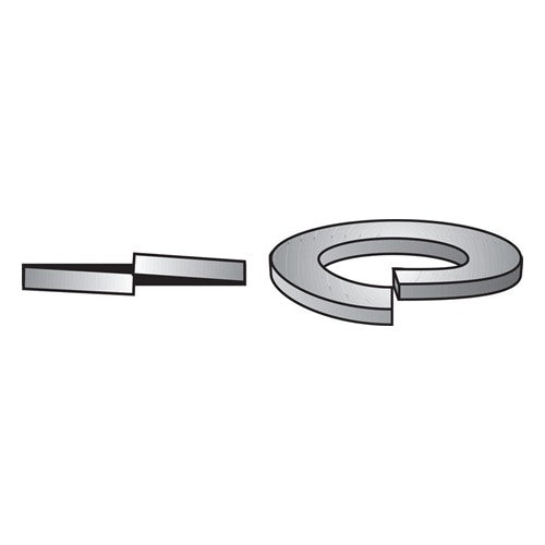 HILLMAN 3/8 in. D Zinc-Plated Steel Split Lock Washer 100 pk
