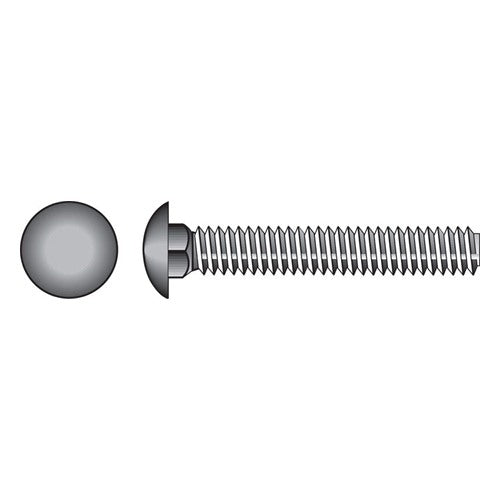HILLMAN 3/8 in. X 3-1/2 in. L Zinc-Plated Steel Carriage Bolt 1 pk
