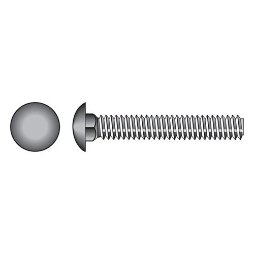 HILLMAN 3/8 in. X 4-1/2 in. L Hot Dipped Galvanized Steel Carriage Bolt 50 pk