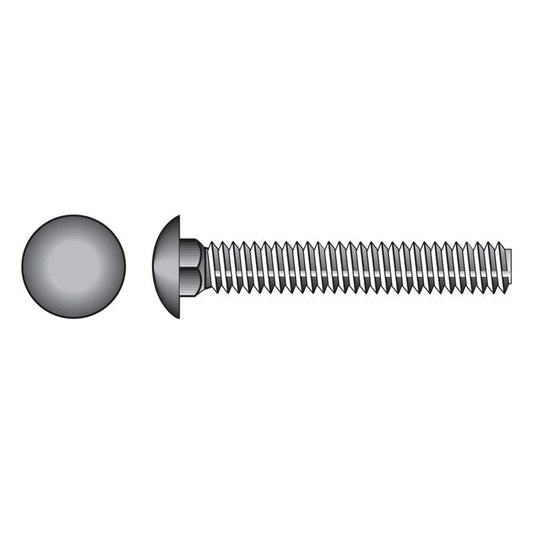 HILLMAN 3/8 in. X 6 in. L Zinc-Plated Steel Carriage Bolt 50 pk