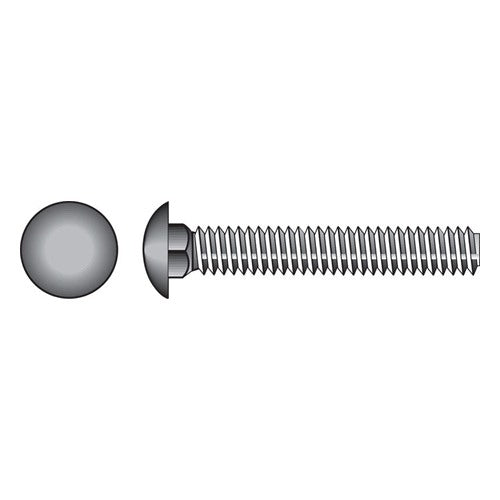 HILLMAN 3/8 in. X 7 in. L Hot Dipped Galvanized Steel Carriage Bolt 50 pk