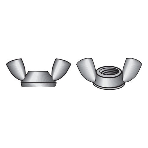 Hillman 3/8 in. Zinc-Plated Steel SAE Wing Nut 100 pk