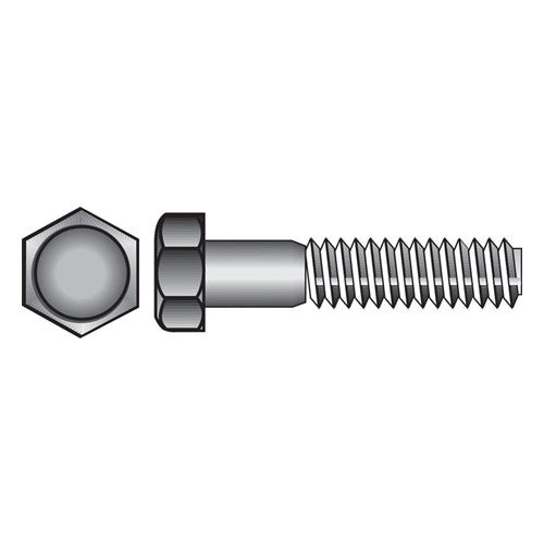 HILLMAN 5/16-18 in. D X 1-1/2 in. L Stainless Steel Hex Head Cap Screw 100 pk