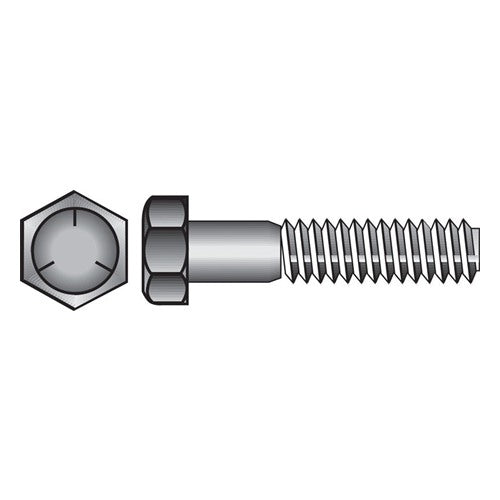 HILLMAN 5/16 in. D X 1 in. L Heat Treated Zinc Steel Hex Head Cap Screw 100 pk