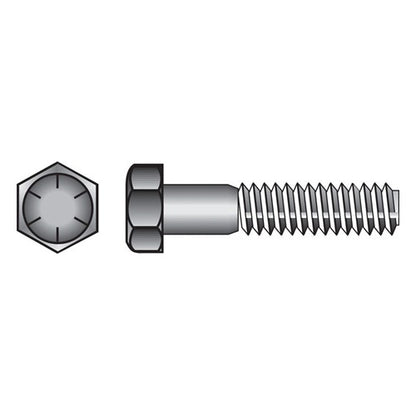 HILLMAN 5/16 in. D X 3/4 in. L Heat Treated Steel Hex Head Cap Screw 100 pk — Model 220066