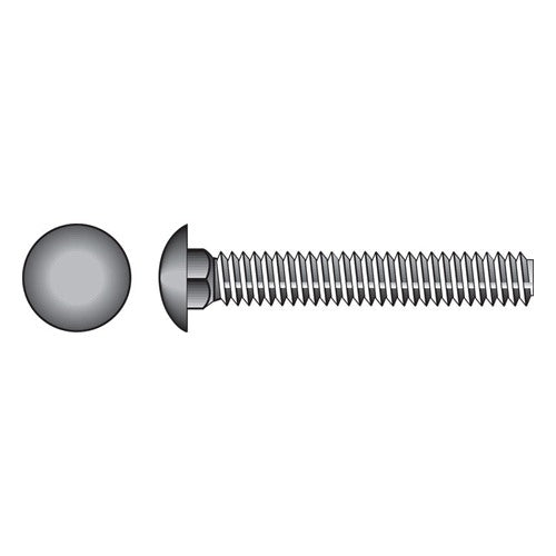 HILLMAN 5/16 in. X 1-1/2 in. L Hot Dipped Galvanized Steel Carriage Bolt 100 pk
