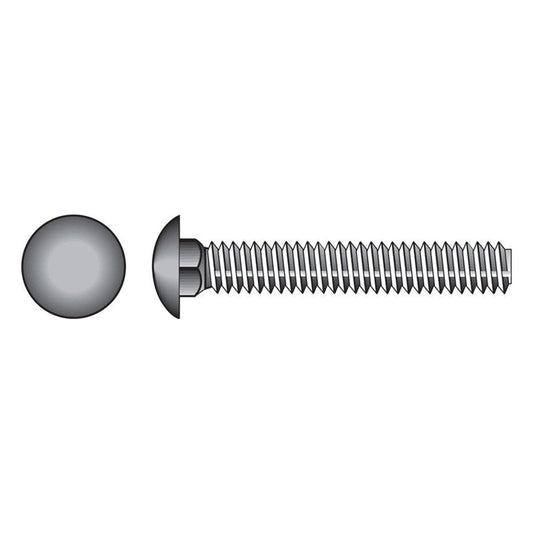 HILLMAN 5/16 in. X 1-1/2 in. L Stainless Steel Carriage Bolt 50 pk