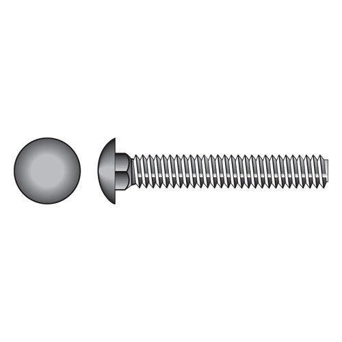 HILLMAN 5/16 in. X 1 in. L Hot Dipped Galvanized Steel Carriage Bolt 100 pk