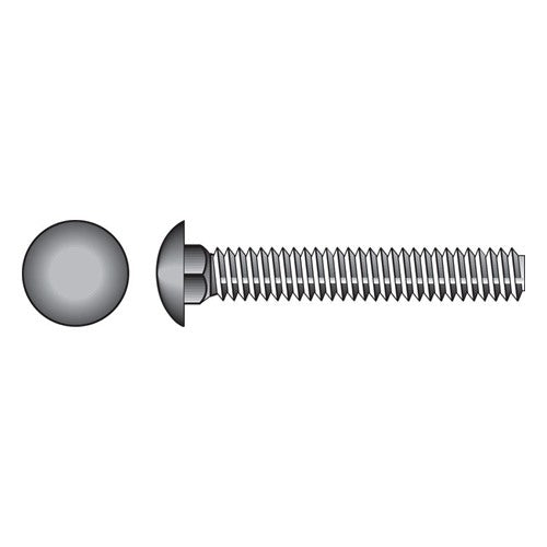 HILLMAN 5/16 in. X 2-1/2 in. L Hot Dipped Galvanized Steel Carriage Bolt 100 pk