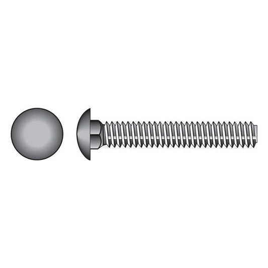 HILLMAN 5/16 in. X 2 in. L Stainless Steel Carriage Bolt 50 pk