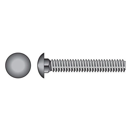 HILLMAN 5/16 in. X 3-1/2 in. L Hot Dipped Galvanized Steel Carriage Bolt 50 pk