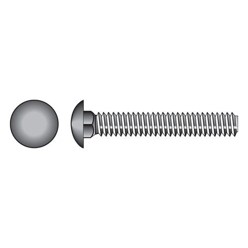 HILLMAN 5/16 in. X 4-1/2 in. L Hot Dipped Galvanized Steel Carriage Bolt 50 pk