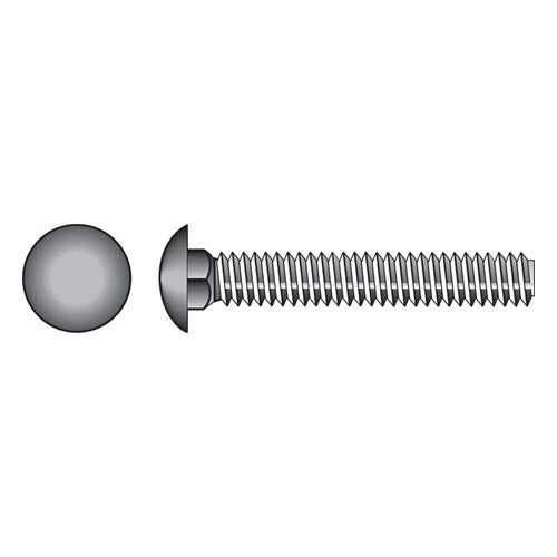 HILLMAN 5/16 in. X 4 in. L Hot Dipped Galvanized Steel Carriage Bolt 50 pk