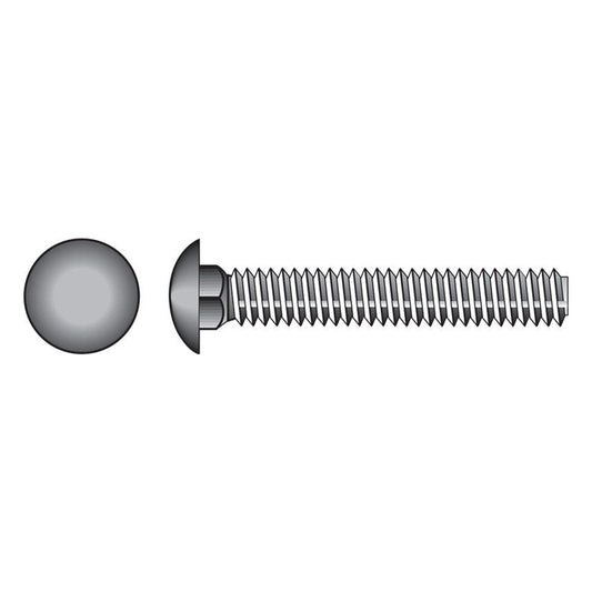 HILLMAN 5/16 in. X 4 in. L Stainless Steel Carriage Bolt 25 pk