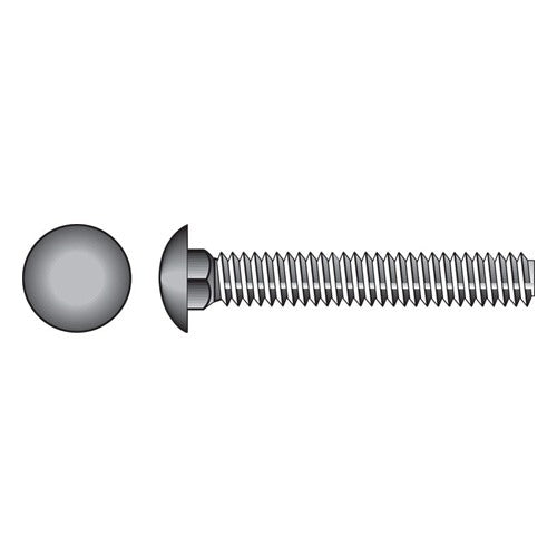 HILLMAN 5/16 in. X 5 in. L Hot Dipped Galvanized Steel Carriage Bolt 50 pk