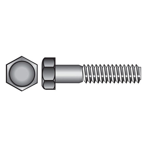 HILLMAN 5/8 in. D X 1 in. L Zinc Plated Steel Hex Bolt 25 pk