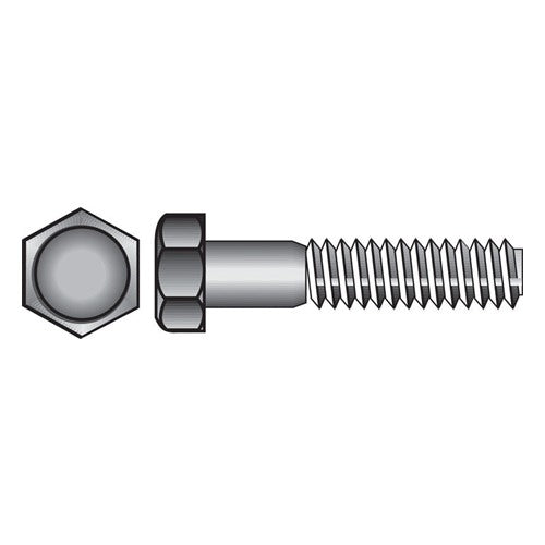 HILLMAN 5/8 in. D X 10 in. L Zinc Plated Steel Hex Bolt 25 pk