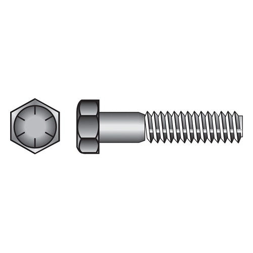 HILLMAN 5/8 in. D X 4-1/2 in. L Heat Treated Steel Hex Head Cap Screw 25 pk — Model 220346