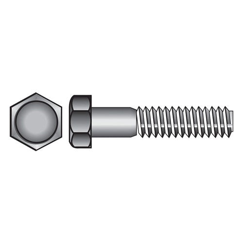 HILLMAN 5/8 in. D X 4 in. L Zinc Plated Steel Hex Bolt 25 pk