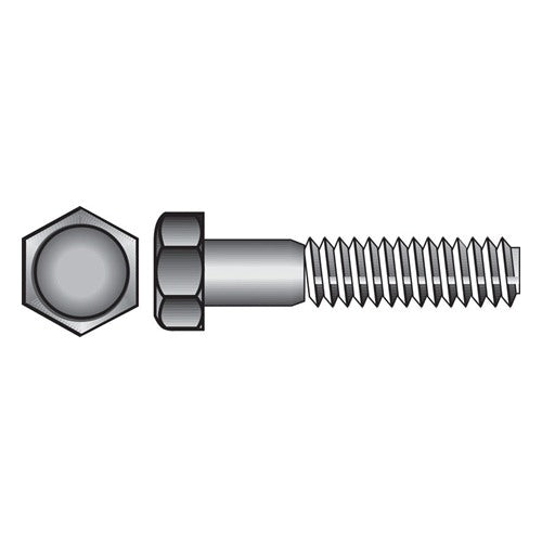 HILLMAN 5/8 in. D X 5-1/2 in. L Zinc Plated Steel Hex Bolt 25 pk