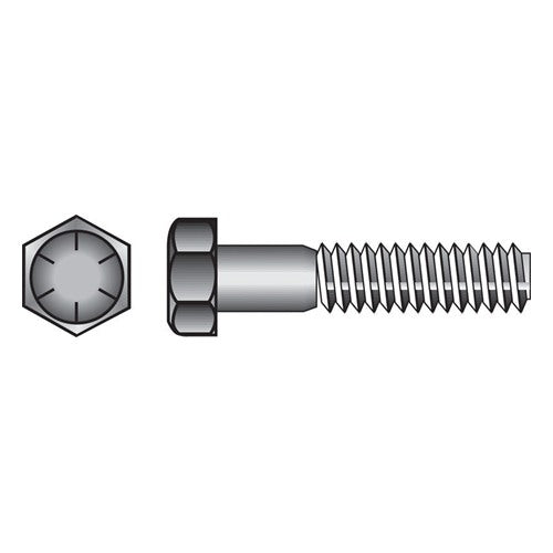 HILLMAN 5/8 in. D X 5 in. L Heat Treated Steel Hex Head Cap Screw 25 pk — Model 220349