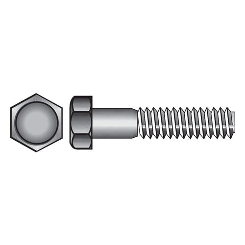 HILLMAN 5/8 in. D X 5 in. L Zinc Plated Steel Hex Bolt 25 pk