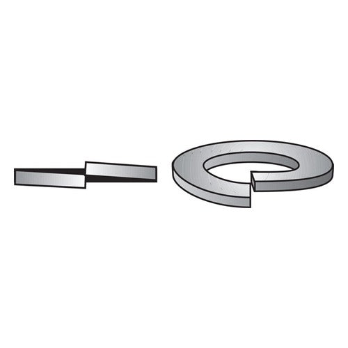 HILLMAN 5/8 in. D Yellow Dichromate Steel Split Lock Washer 25 pk
