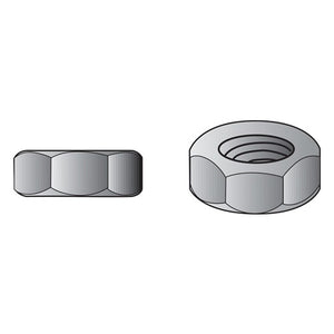 Hillman 5/8 in. Zinc-Plated Steel SAE Hex Nut 150066 25 pk