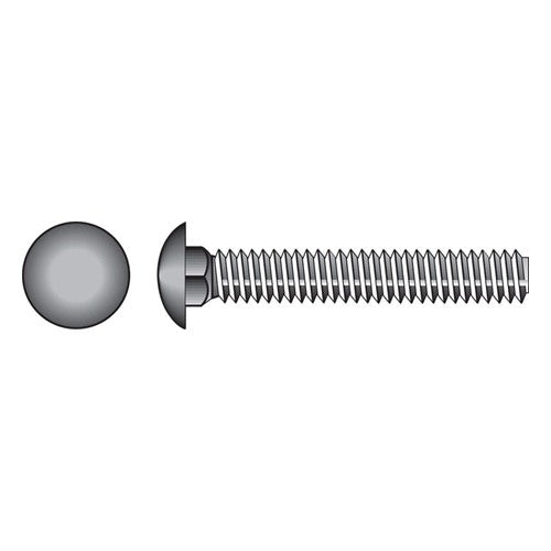 HILLMAN 7/16 in. X 2 in. L Zinc-Plated Steel Carriage Bolt 50 pk
