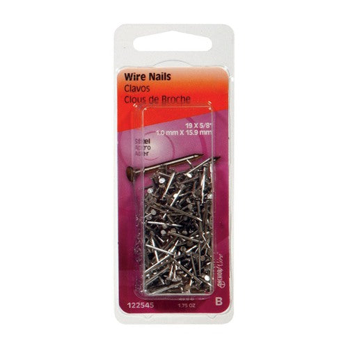 HILLMAN Anchor Wire 5/8 in. Wire Bright Steel Nail Flat Head