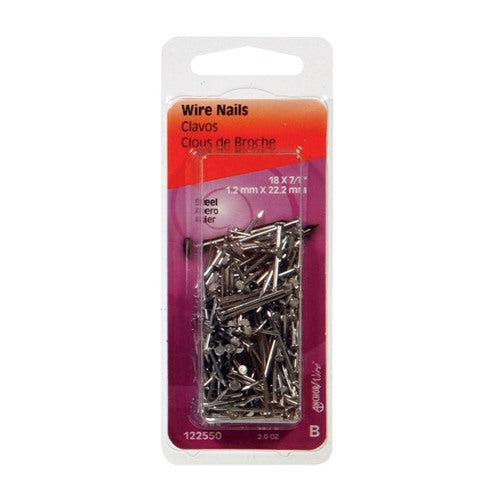 HILLMAN Anchor Wire 7/8 in. Wire Bright Steel Nail Flat Head