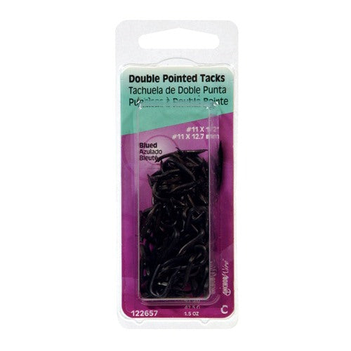 HILLMAN Anchor Wire No. 11 X 1/2 in. W X 0.5 in. L Blue Steel Double Point Tack Staple 11 Ga. 1 pk 1