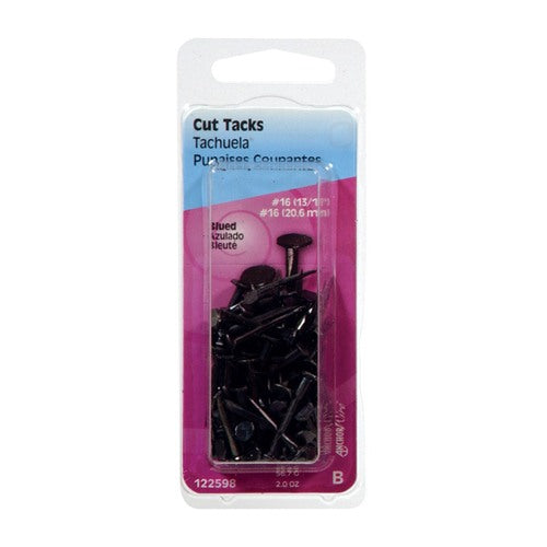 HILLMAN Anchor Wire No. 16 X 13/16 in. L Blue Steel Cut Tacks 1 pk