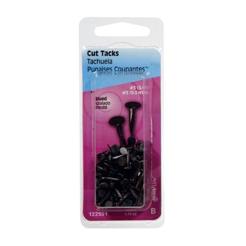 HILLMAN Anchor Wire No. 3 X 3/8 in. L Blue Steel Cut Tacks 1 pk