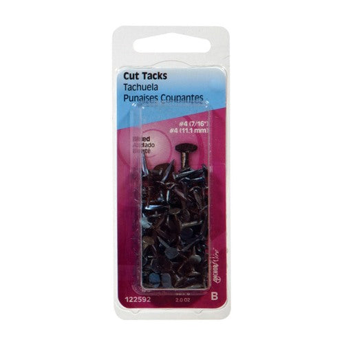 HILLMAN Anchor Wire No. 4 X 7/16 in. L Blue Steel Cut Tacks 1 pk