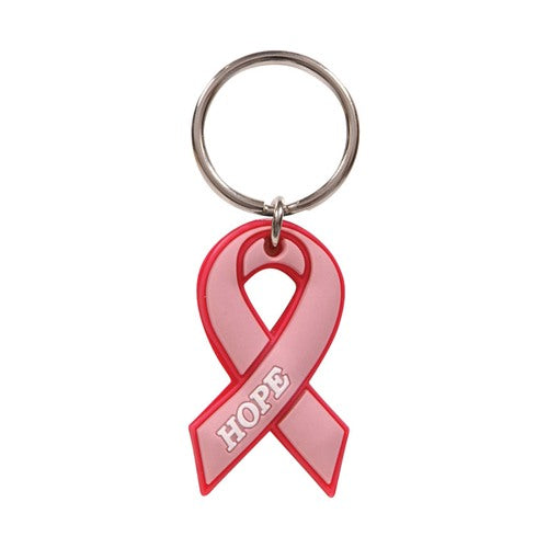 HILLMAN Breast Cancer Awareness Plastic Pink Keychain