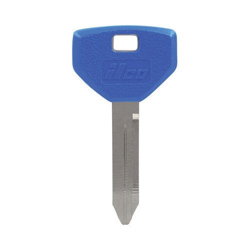 HILLMAN ColorPlus Traditional Key Automotive Key Blank Double For Chrysler Blue/Silver