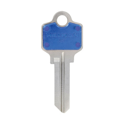 HILLMAN ColorPlus Traditional Key House/Office Key Blank Single Blue