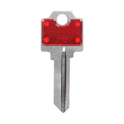 HILLMAN ColorPlus Traditional Key House/Office Key Blank Single Red