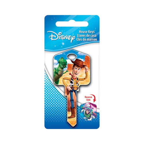 HILLMAN Disney Buzz/Woody House Key Blank 66/97 Single For Kwikset and Titan Locks Multicolored