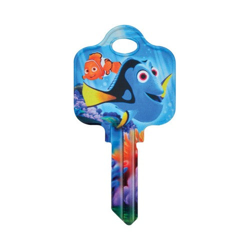 HILLMAN Disney Dory House/Padlock Universal Key Blank Single